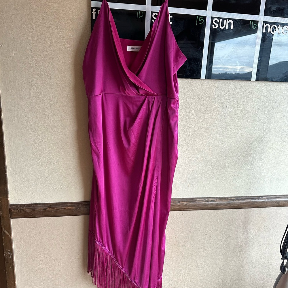 Elegant Pink Sleeveless Dress